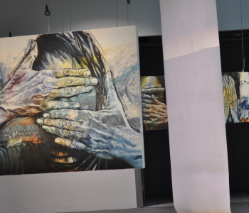 HUMAN_gold Ausstellungsansicht