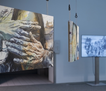 HUMAN_gold Ausstellungsansicht