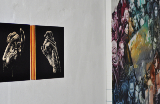 Ausstellungsansicht - Manuale