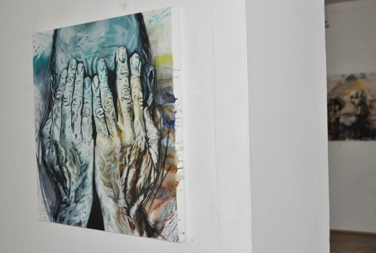 Ausstellungsansicht - Mitten/Drinnen