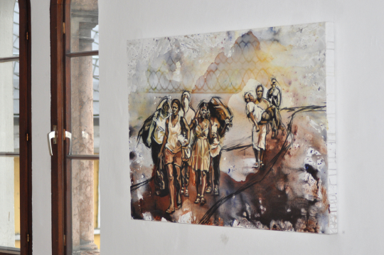 Ausstellungsansicht - Wegstück 9