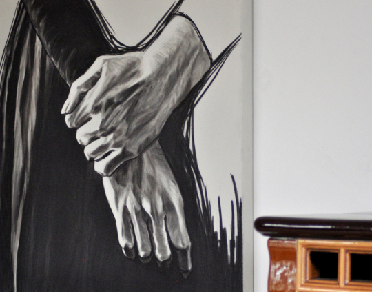 Ausstellungsansicht - Halten, dich, mich zurück